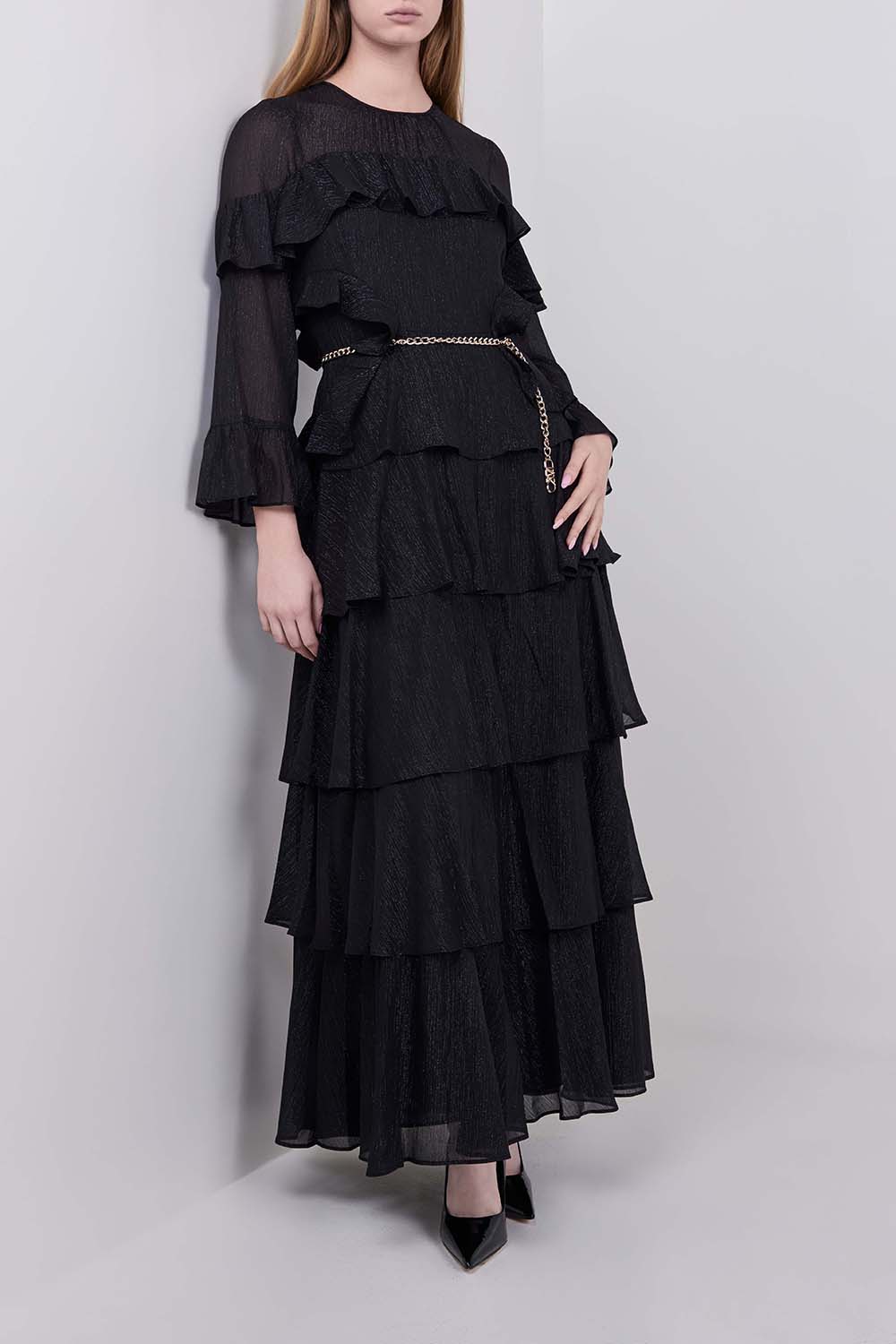 שמלת מקסי מלמלות